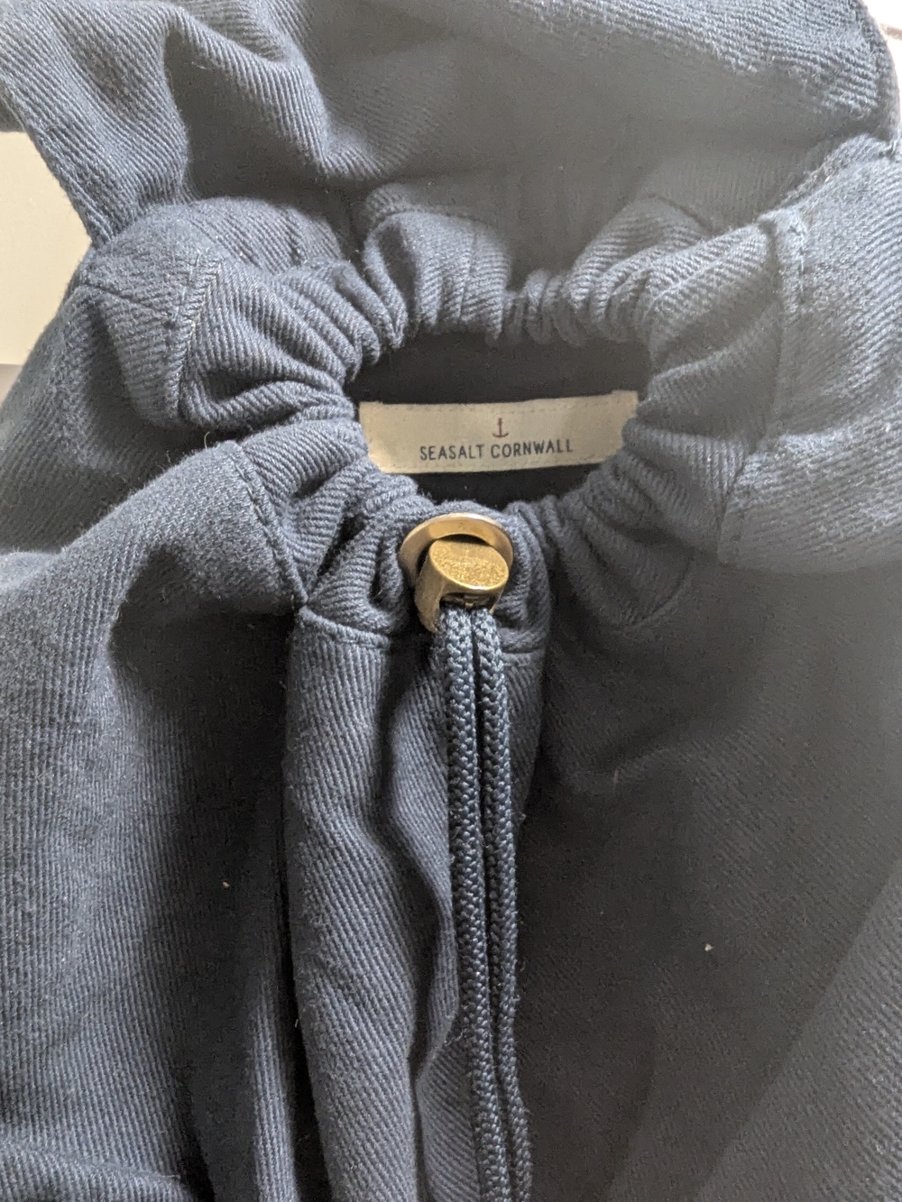 Navy Canvas Backpack - Picture 3 of 6